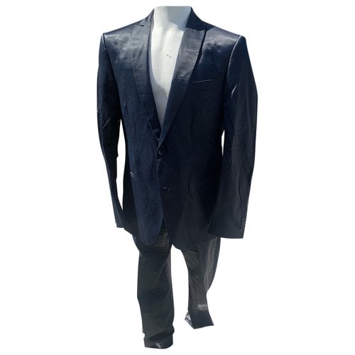 Pre-owned Daniele Alessandrini Suit In Blue