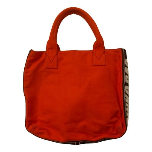 Pre-owned Pinko Love Bag Handbag In Orange