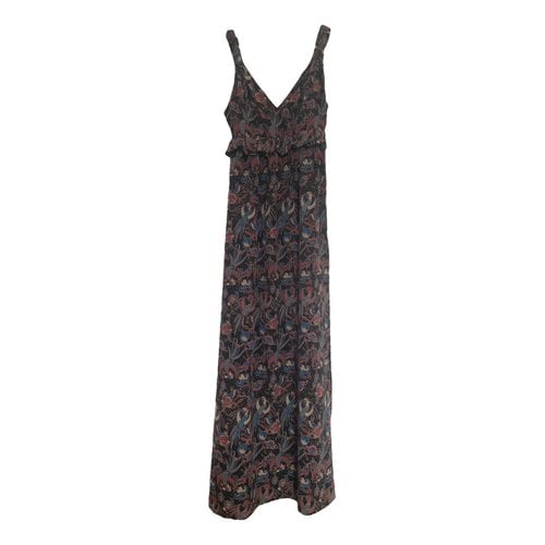 Pre-owned French Connection Silk Maxi Dress In Black