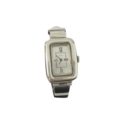 Pre-owned Obey Silver Watch