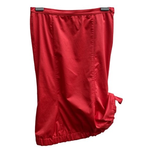 Pre-owned Frankie Morello Mid-length Skirt In Red