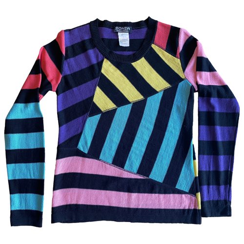 Pre-owned Sonia Rykiel Wool Blouse In Multicolour