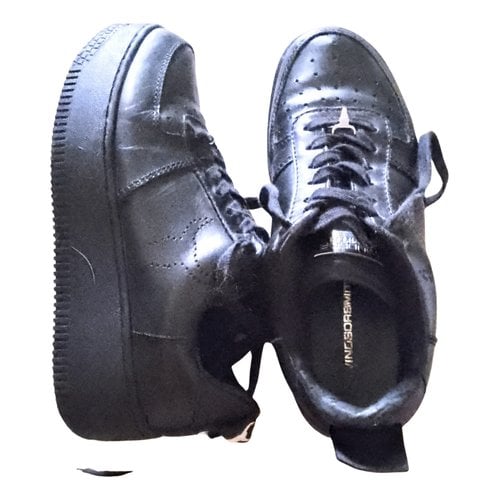 Pre-owned Windsor Smith Leather Trainers In Black