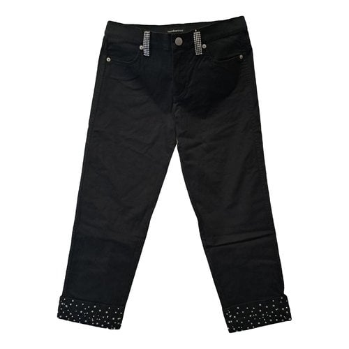 Pre-owned Roccobarocco Short Pants In Black