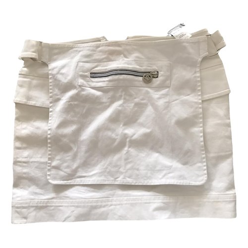 Pre-owned Paco Rabanne Mini Skirt In White