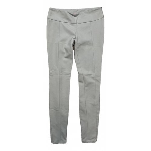 Pre-owned Prada Slim Pants In Grey