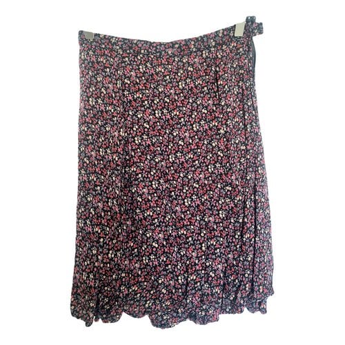 Pre-owned Junya Watanabe Mid-length Skirt In Burgundy