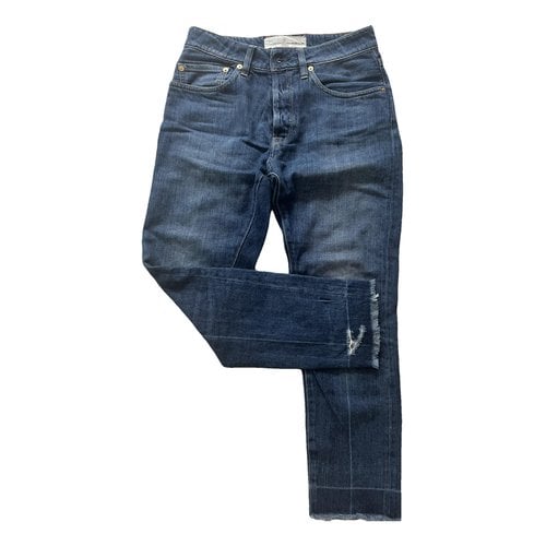 Pre-owned Golden Goose Straight Jeans In Navy