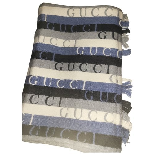 Pre-owned Gucci Wool Scarf & Pocket Square In Multicolour