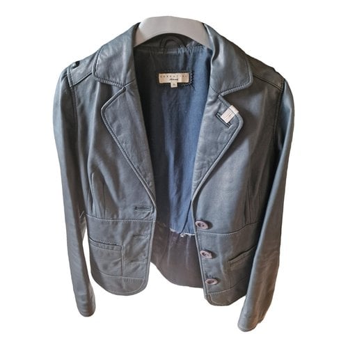 Pre-owned Essentiel Antwerp Leather Jacket In Other