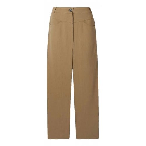 Pre-owned Khaite Wool Trousers In Other
