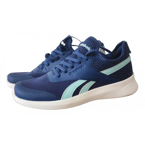 Pre-owned Reebok Cloth Trainers In Blue
