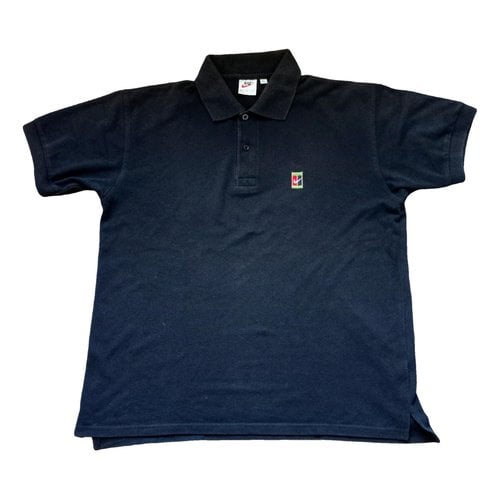 Pre-owned Nike Polo Shirt In Navy