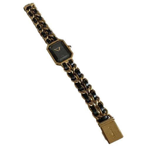 Pre-owned Chanel Première Watch In Black