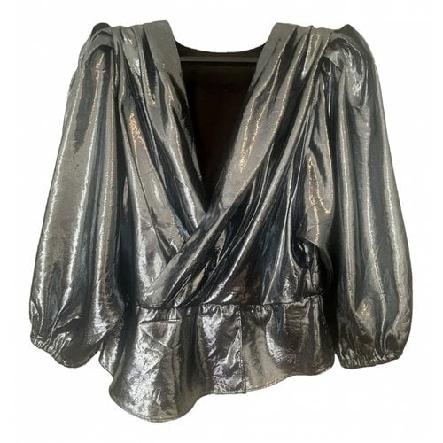 Pre-owned Isabel Marant Silk Blouse In Metallic