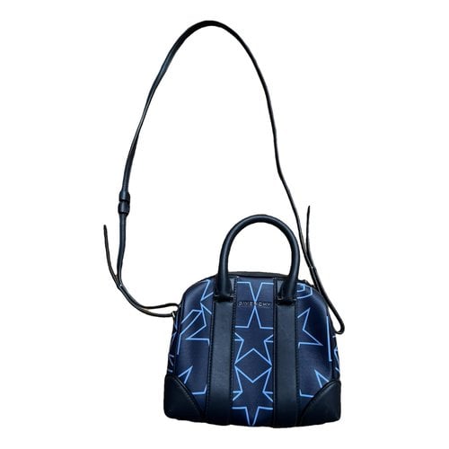 Pre-owned Givenchy Leather Handbag In Blue