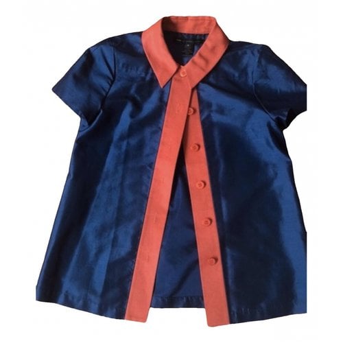 Pre-owned Marc By Marc Jacobs Silk Shirt In Blue
