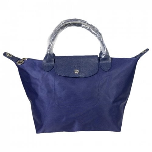 Pre-owned Longchamp Leather Bag In Blue
