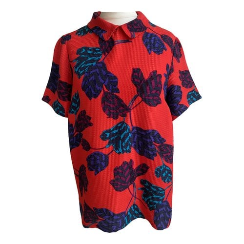 Pre-owned Marc By Marc Jacobs Silk Blouse In Red