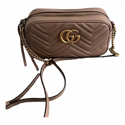 Pre-owned Gucci Gg Marmont Leather Crossbody Bag In Other