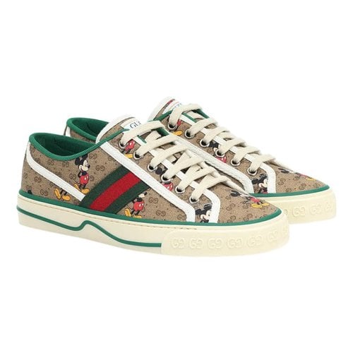 Pre-owned Gucci Tennis 1977 Cloth Low Trainers In Multicolour