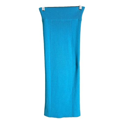 Pre-owned Nbd Mid-length Skirt In Blue