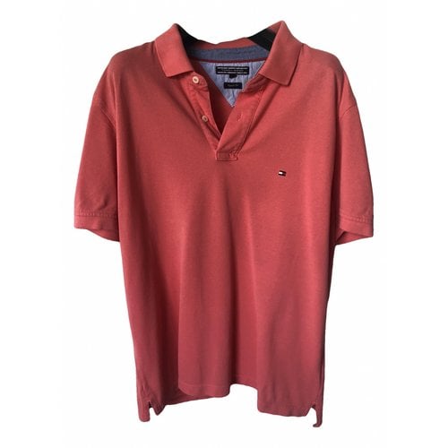 Pre-owned Tommy Hilfiger Polo Shirt In Pink
