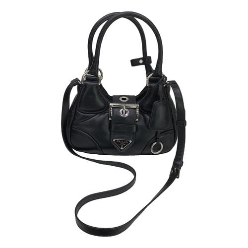 Pre-owned Prada Leather Handbag In Black