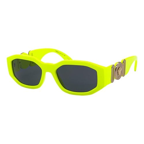 Pre-owned Versace Sunglasses In Yellow