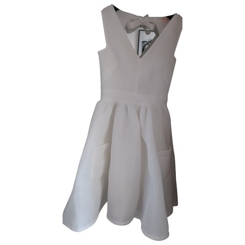 Pre-owned Alexis Mabille Mid-length Dress In White