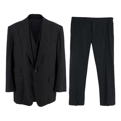 Pre-owned Ralph Lauren Wool Suit In Black