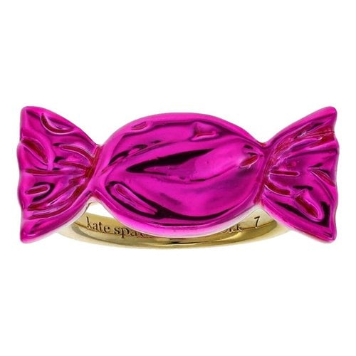 Pre-owned Kate Spade Ring In Pink