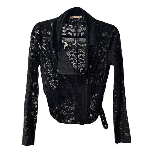 Pre-owned Christopher Kane Lace Top In Black