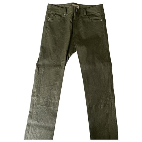 Pre-owned Zadig & Voltaire Slim Jeans In Khaki