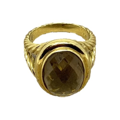 Pre-owned David Yurman Yellow Gold Ring In Multicolour