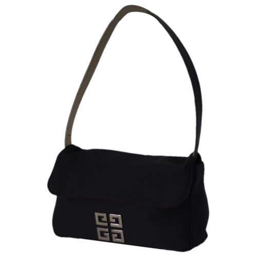 Pre-owned Givenchy Emblem Handbag In Black