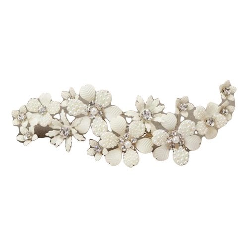 Pre-owned Pronovias Hair Accessory In White