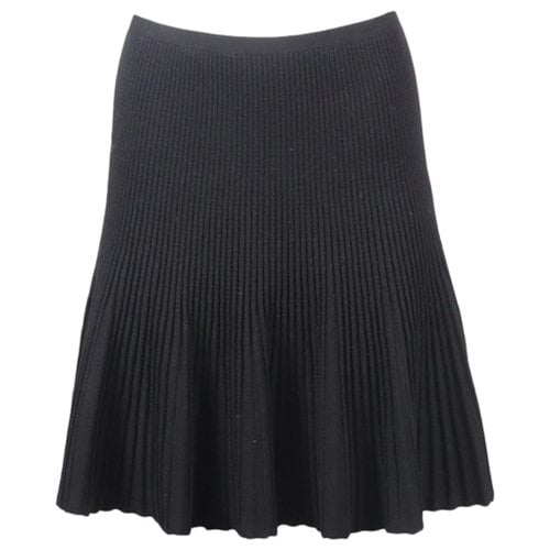 Pre-owned Alaïa Mini Skirt In Black