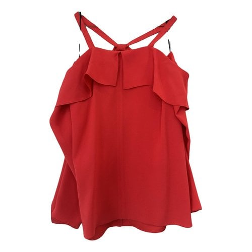 Pre-owned Proenza Schouler Silk Blouse In Red