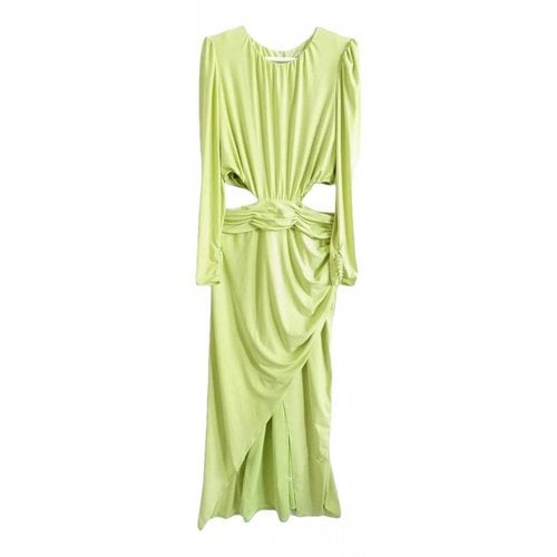 Pre-owned Self-portrait Mid-length Dress In Green