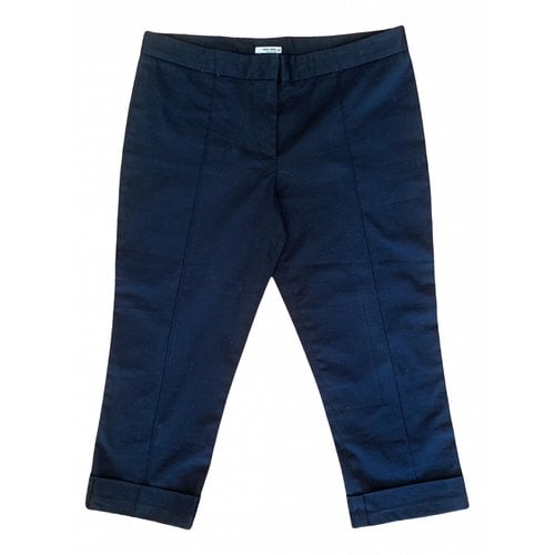 Pre-owned Miu Miu Short Pants In Blue