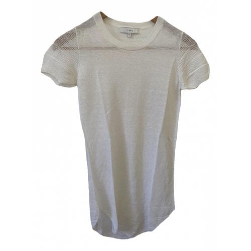 Pre-owned Iro Linen Top In White