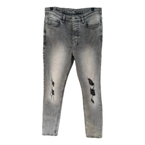 Pre-owned Ksubi Jeans In Grey