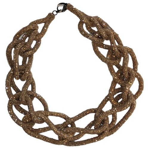 Pre-owned Brunello Cucinelli Necklace In Gold