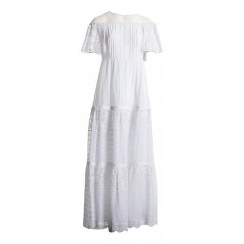 Pre-owned Valentino Maxi Dress In White