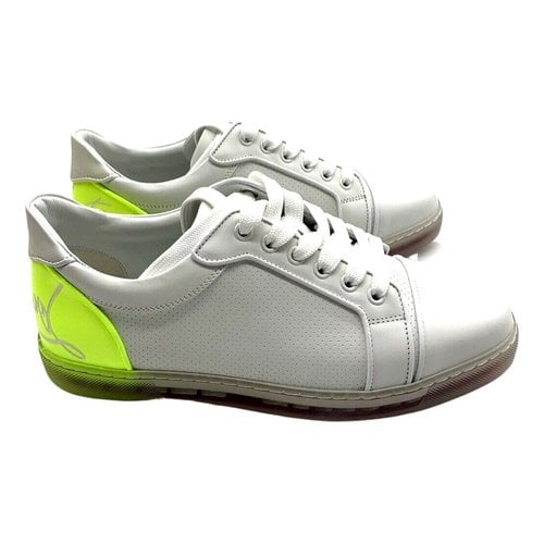 Pre-owned Christian Louboutin Leather Trainers In Other