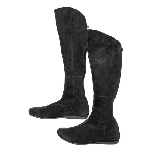 Pre-owned Walter Steiger Boots In Black