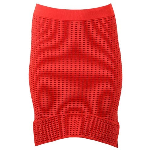 Pre-owned Jonathan Simkhai Mini Skirt In Red