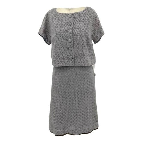 Pre-owned Orla Kiely Skirt Suit In Grey