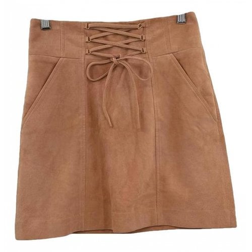 Pre-owned Intermix Mini Skirt In Pink